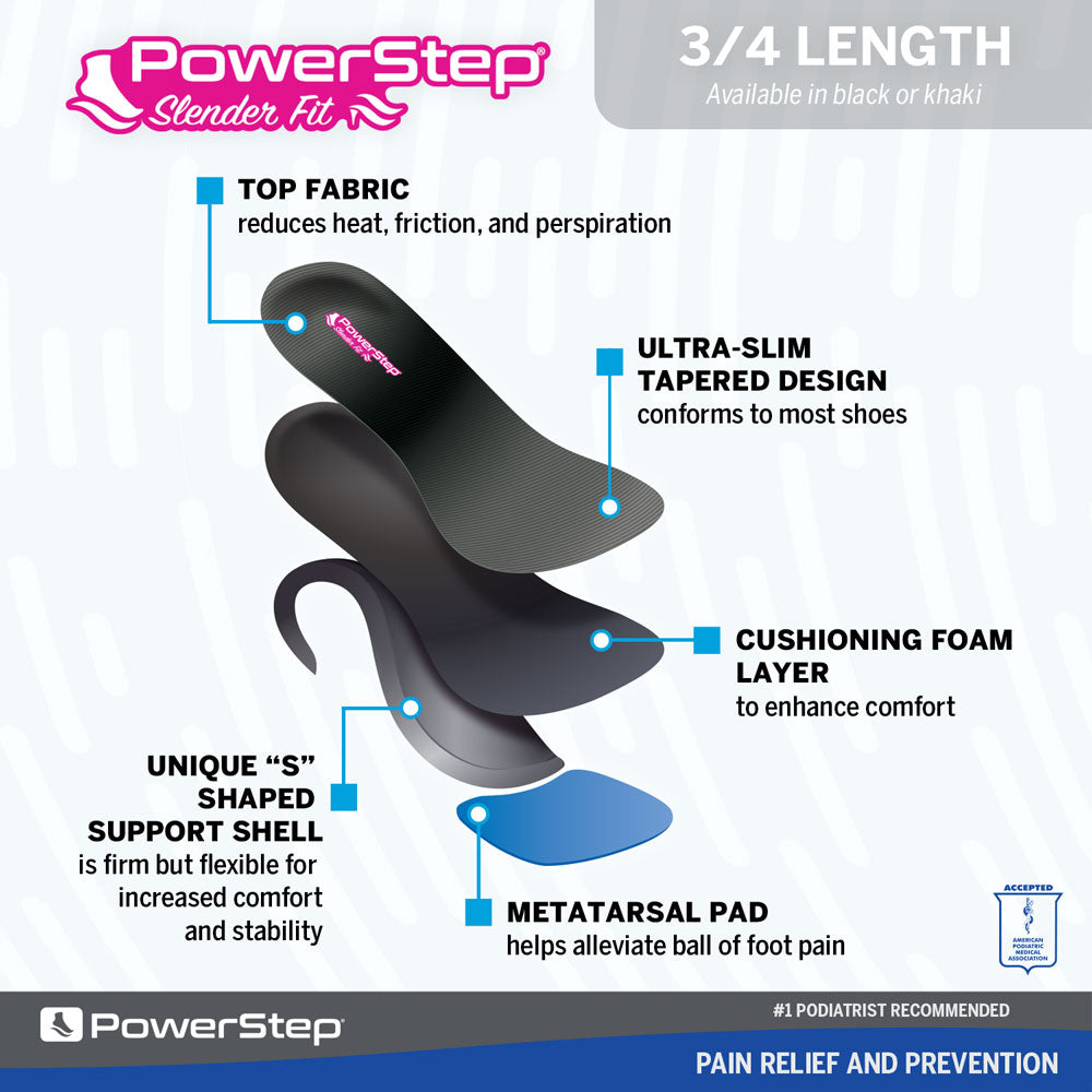 Powerstep® SlenderFit® Fashion